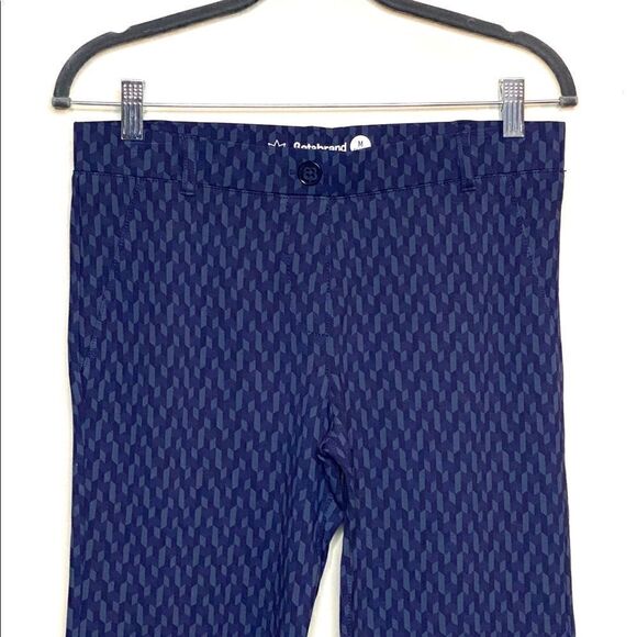 Betabrand blue print bootcut yoga dress pants size MP - Picture 2 of 16